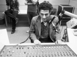 Tarek Khello im Studio von Mephisto 97.6